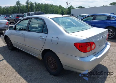 2007 Toyota Corolla Le из США, поврежденный, VIN JTDBR32E870124066